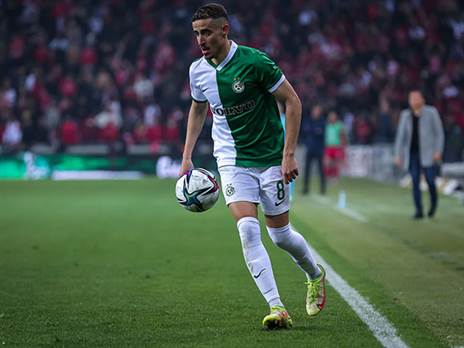 אחד ממשחקיו הטובים העונה. חזיזה (צילום: מאור אלקסלסי)