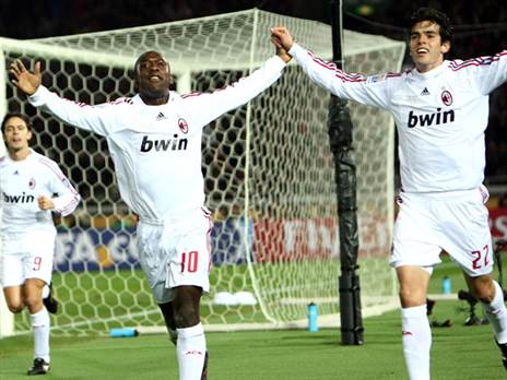 קאקה וסיידורף. גם הם יקחו חלק במשחק.