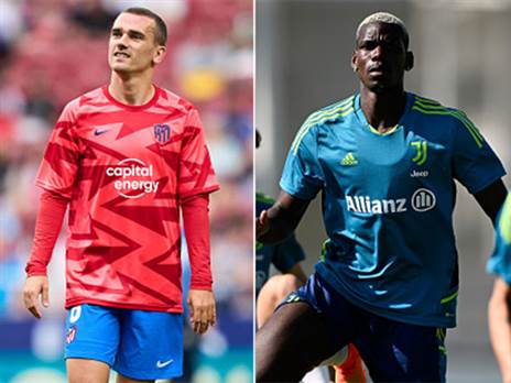 יגיעו לישראל. פוגבה וגריזמן (Getty)