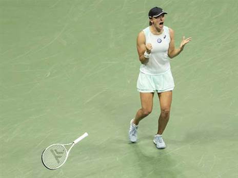 איגה שוויונטק. (Photo by Lev Radin/Anadolu Agency via Getty Images)