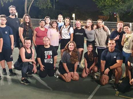 פרויקט מרגש. אשרם עם המתעמלים הצעירים (הוועד האולימפי בישראל)