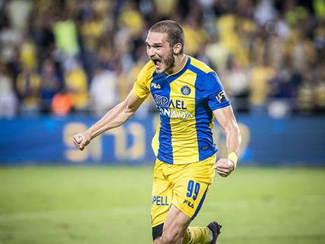 21 מתוך ה-22 השערים של מכבי ת"א נכבשו עם יובאנוביץ' על הדשא (אלן שיבר)