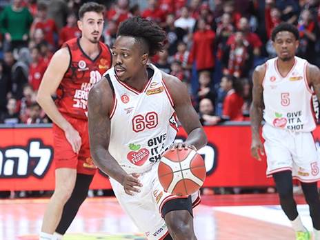 היה לא טוב במהלך המשחק. בראון (צילום: דני מרון)