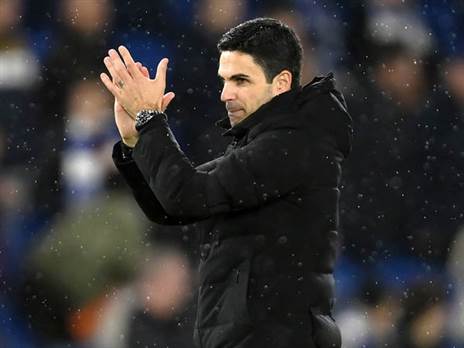 ארטטה. מרוצה מההתקפה שלו (Mike Hewitt/Getty Images)