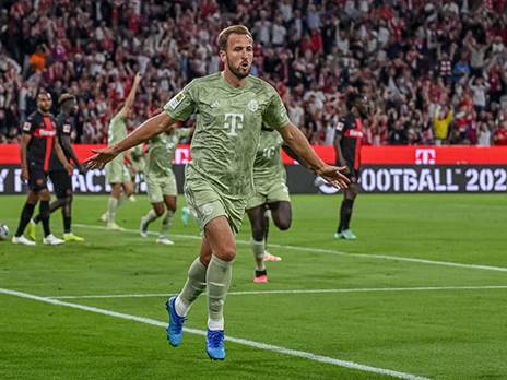 הארי קיין. האנגלי נכנס היטב לעניינים במינכן (GETTY)