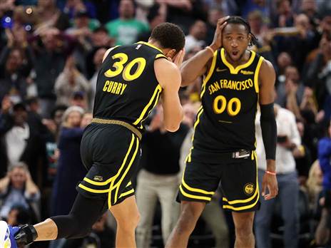 קומינגה וקרי. ימשיכו לשחק ביחד אחרי הדדליין? (Getty)