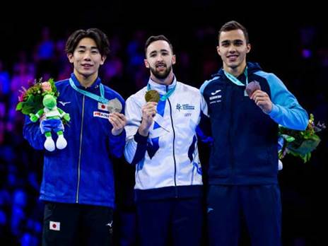 יעמוד שוב על הפודיום? ארטיום דולגופיאט (GETTY)