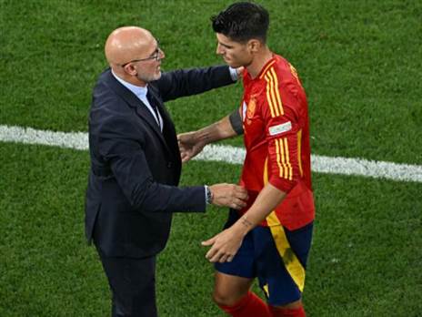 דה לה פואנטה, מוערך על ידי השחקנים וההתאחדות )getty)