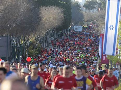 מרתון WINNER ירושלים. (צילום: sportphotography)