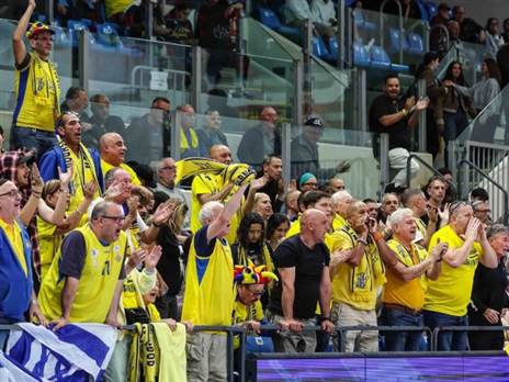 האוהדים הצהובים חגגו ובגדול (לירן מולדובן, באדיבות מנהלת הליגה לנשים)