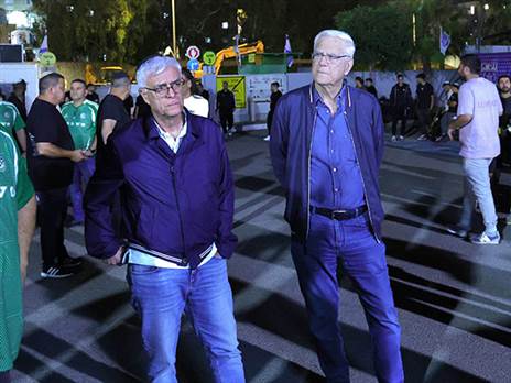 נשיא מכבי חיפה, יעקב שחר (צילום: אלן שיבר)