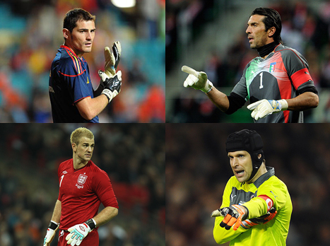 בופון, צ'ך, הארט וקסיאס - חזקים אצלנו בדירוג (gettyimages)