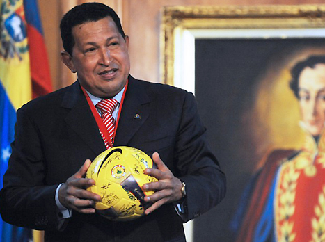 ונצואלה על המפה. צ'אבס (AFP)