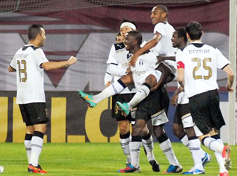 ירצו לחגוג גם מול חיפה. שחקני אסטרה