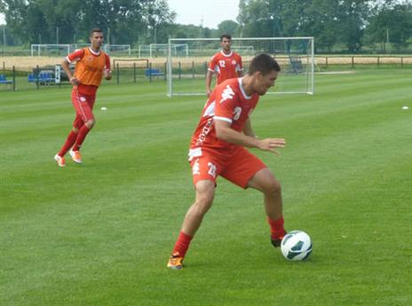 גרזיצ'יץ', לפחות בהכנה הם ניצחו (האתר הרשמי של הפועל ת"א)