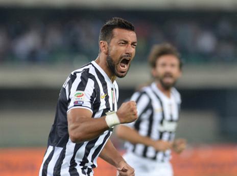 יובנטוס שוב חזרה מפיגור. קוואליארלה (GETTYIMAGES)