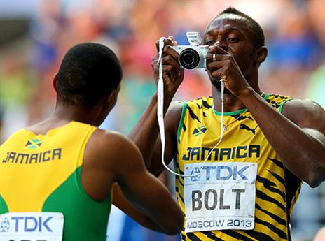 3 מדליות זהב במוסקבה לא עשו עליו רושם. בולט (gettyimages)
