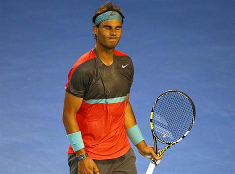 אבל במערכה שניה משהו קרה לנדאל. (GETTYIMAGES)