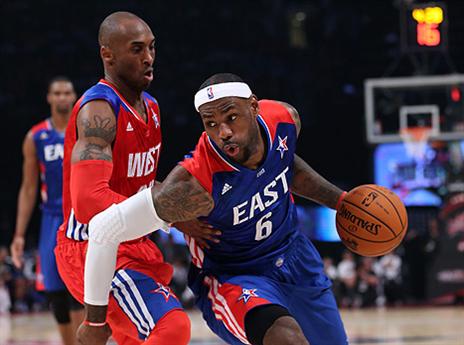 לברון, הפעם קובי צפוי להיעדר (Gettyimages)