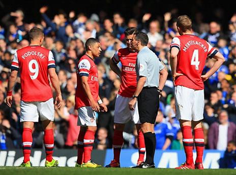 עוד תבוסה צורבת. שחקני ארסנל (gettyimages)