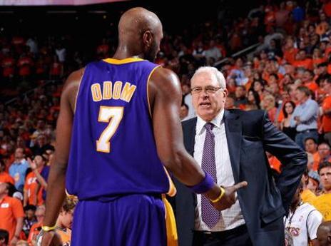 אודום וג'קסון בימים הטובים בלייקרס (gettyimages)