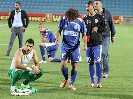 שחקני רמה"ש שבורים אמש (יוסי שקל)