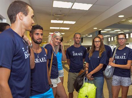 מפגש מרגש בסורוקה. האתלטים (דניאל קמחי, איגוד האתלטיקה)