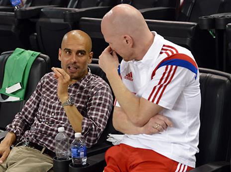 גווארדיולה, ניצחון ראשון בהכנה (GETTYIMAGES)