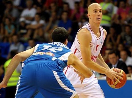 גם בהגנה ישראל היתה נהדרת. הלפרין (צילום: סאשה מאטיץ')