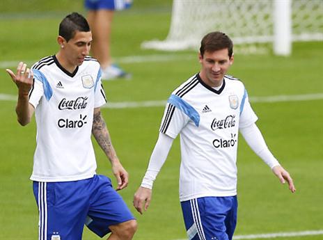 מסי ודי מריה, ממשיכים יחד (gettyimages)