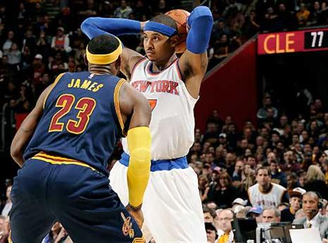 כרמלו התרגש פחות, ופגע הרבה יותר (gettyimages)