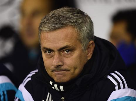 מוריניו, מדבר על השופט. כהרגלו (GETTYIMAGES)