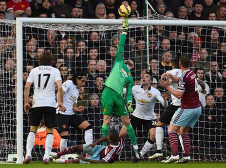 דה חאה שמר את יונייטד במשחק. (gettyimages)