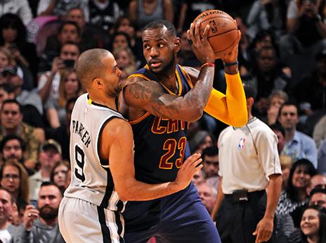 ייפגשו בגמר? לברון ופארקר (GETTYIMAGES)