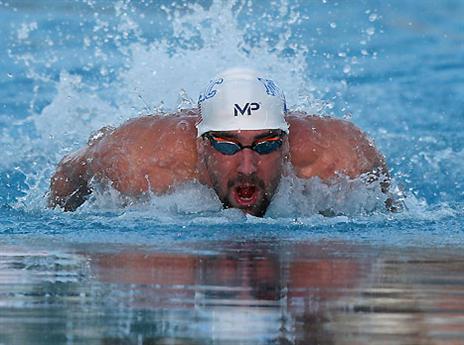 כמו לרכוב על אופניים. פלפס (GETTYIMAGES)
