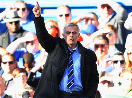 מקדש את התוצאה. מוריניו (GETTYIMAGES)