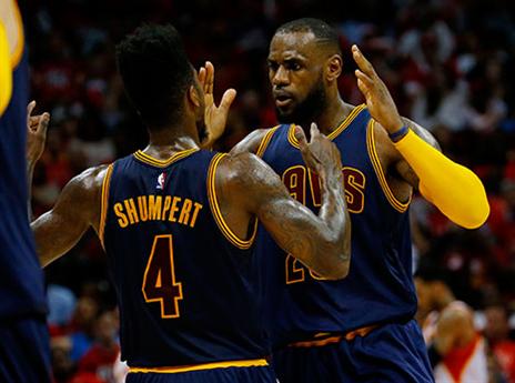 צמד חמד. לברון ושאמפרט (getty)