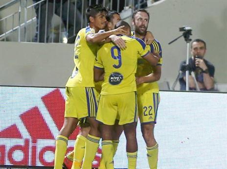 ראדי במרכז החגיגות במשחק האליפות מול ק"ש. "יצא לנו טוב" (אלן שיבר)