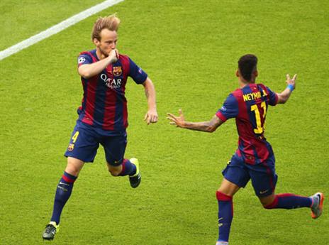 רקיטיץ' פתח את החגיגה (gettyimages)