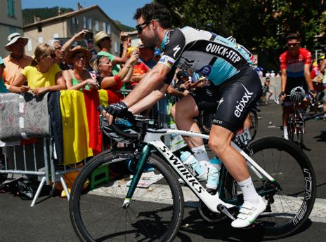 קבאנדיש במהלך המירוץ היום (GETTY)