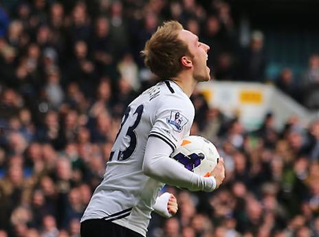 הכדור בידיים שלו, אריקסן (getty)