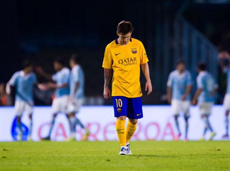 מסי. בארסה התפרקה בבלאיידוס (gettyimages)