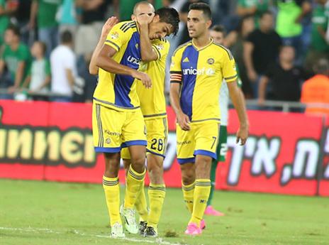 פרץ נהנה להבקיע מול חיפה (צילום: אלן שיבר)