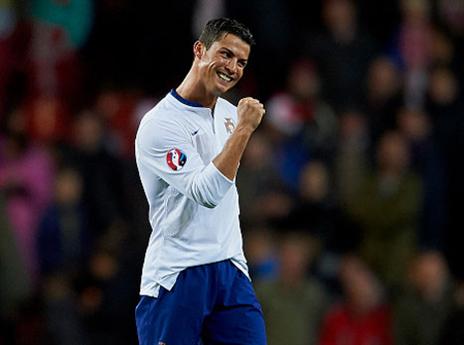 בעמדת זינוק ליורו. רונאלדו (Getty)