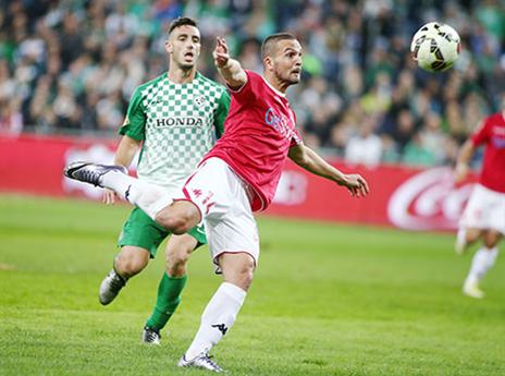 בן סהר נכנס בדקה ה-73 ולא הצליח להשפיע (אלן שיבר)