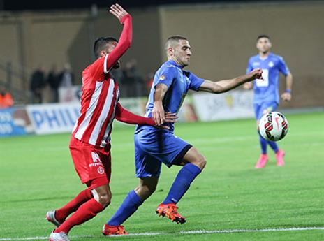 שון ויסמן לא מצא את הרשת במדי עכו (דני מירון)