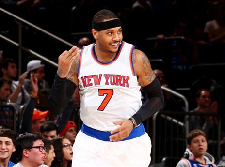 ניצחון אחרי מותחן. כרמלו (Getty)