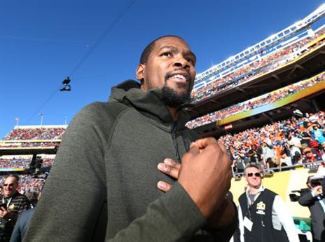 גם דוראנט באצטדיון (Getty)