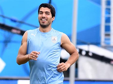 חוזר לנבחרת. סוארס (Getty)