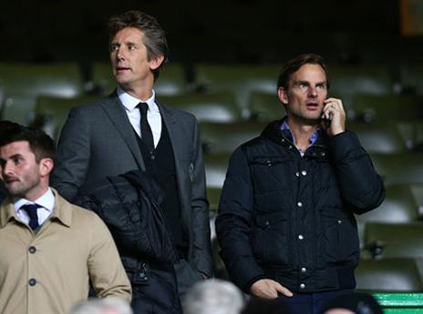 רולנד דה בור לצד ואן דר סאר. מפרגן לבוס (getty)